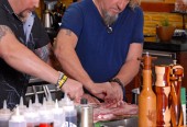 Photos from recording of Guy Fieri's Big Bite TV show!