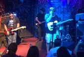 Chad Kroger from Nickelback and Toby Keith hanging out together at the Cabo Wabo 