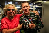 Hanging with my NASCAR buddies